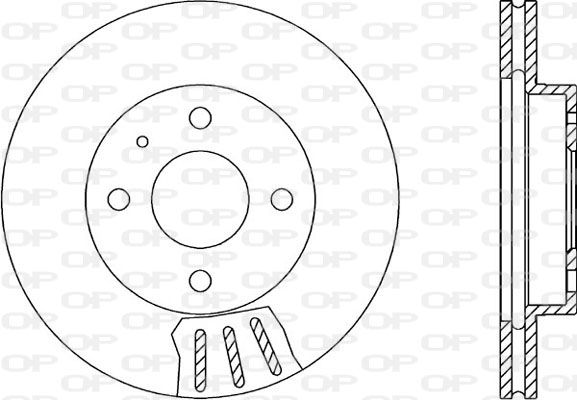 OPEN PARTS Bremžu diski BDR1014.20